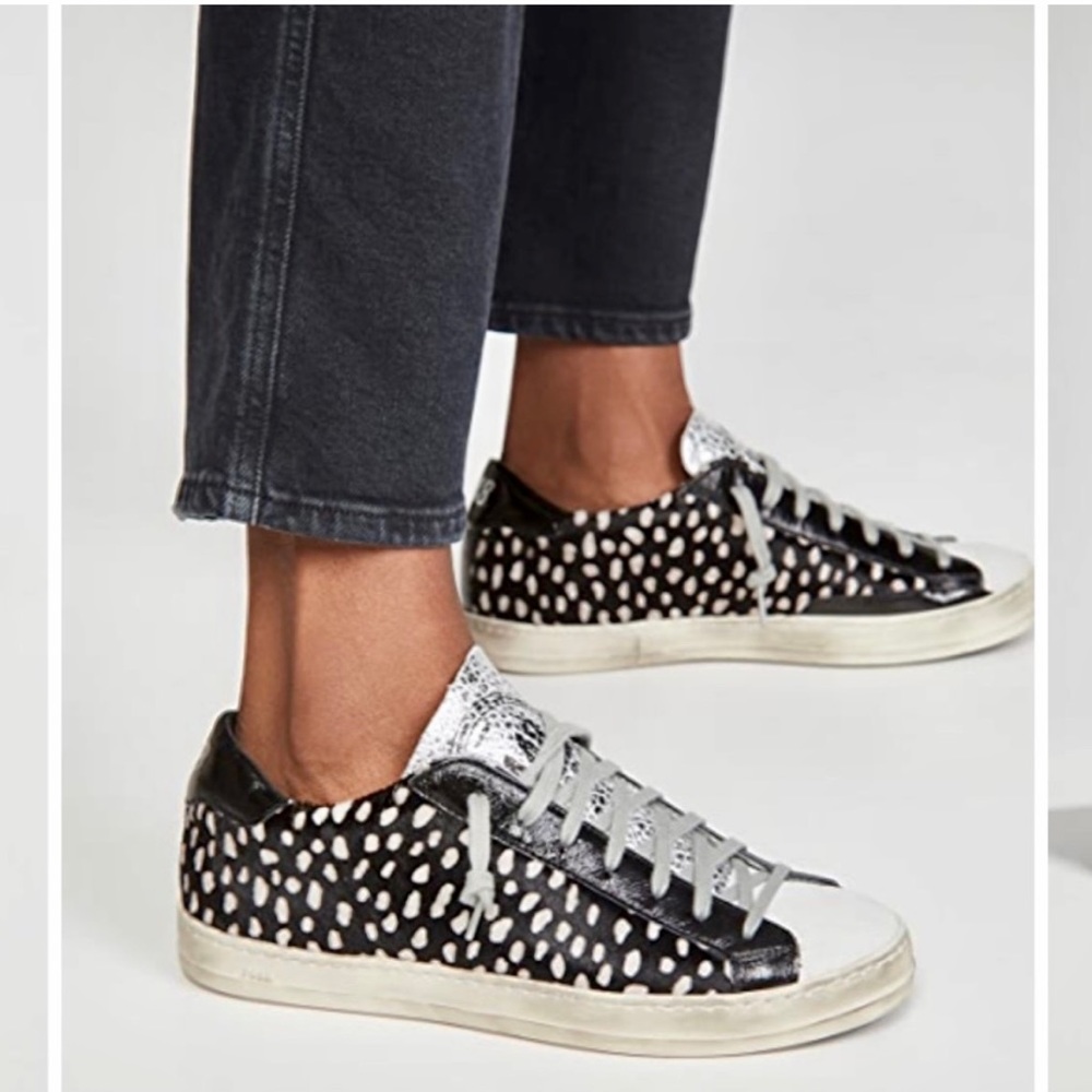 P448 John calf hair sneakers